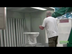 GR630-1900 mit selbstlernender Funktion Malroboter CMA Modell auf Toilette in der Keramikindustrie