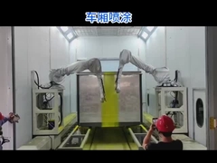 Techfly-Bemalroboter auf dem Wagen mit seitlicher 7. Achse für 5 Seiten